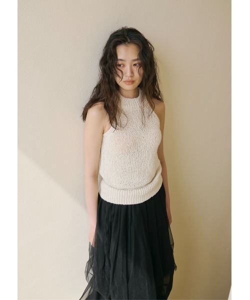 NOTRE emor ニット セーター summer knit halter neck top