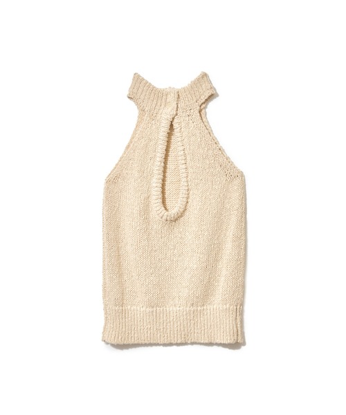 トップス NOTRE emor summer knit halter neck top NOTRE emor ニット セーター summer knit halter neck top