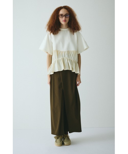 HeRIN.CYE tシャツ Frill A-line cut tops フリルAラインカット
