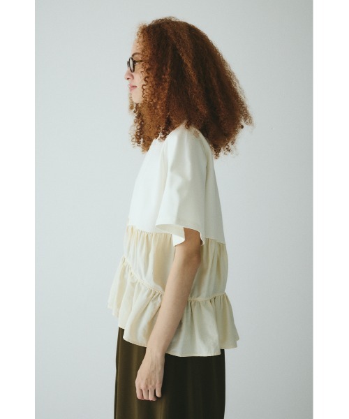 HeRIN.CYE tシャツ Frill A-line cut tops フリルAラインカット
