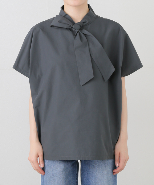 ブラウス シャツ Maison IENA ボウタイブラウス レディース