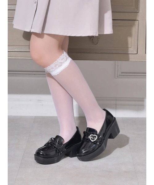 NOEMIE（ノエミー） ローファー ハートバックルマニッシュシューズ