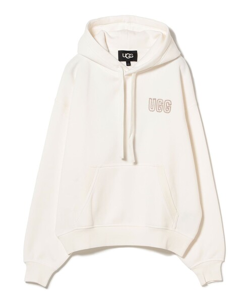 UGG LOGO HOODIE パーカーホワイト UGG Australia（アグオーストラリア） パーカー UGG(R) for Ray BEAMS