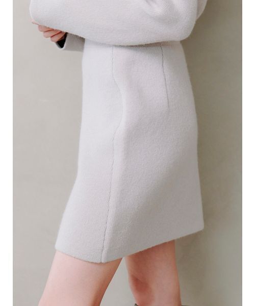 SNIDEL（スナイデル） スカート フォックスニットスカート : ZOZOTOWN