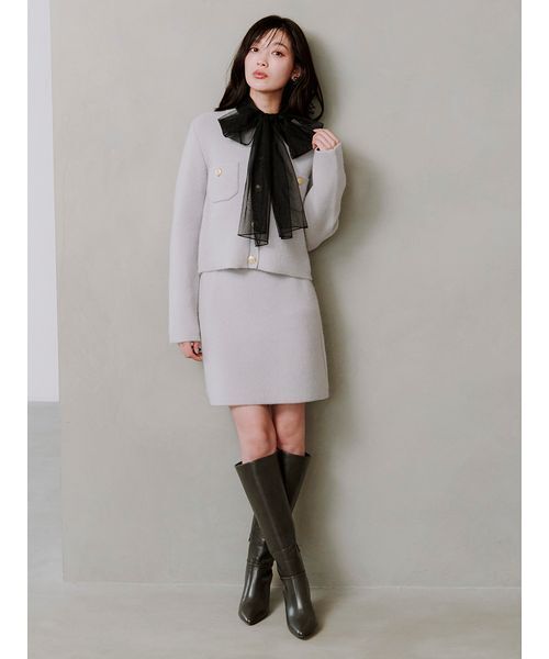 SNIDEL（スナイデル） スカート フォックスニットスカート : ZOZOTOWN