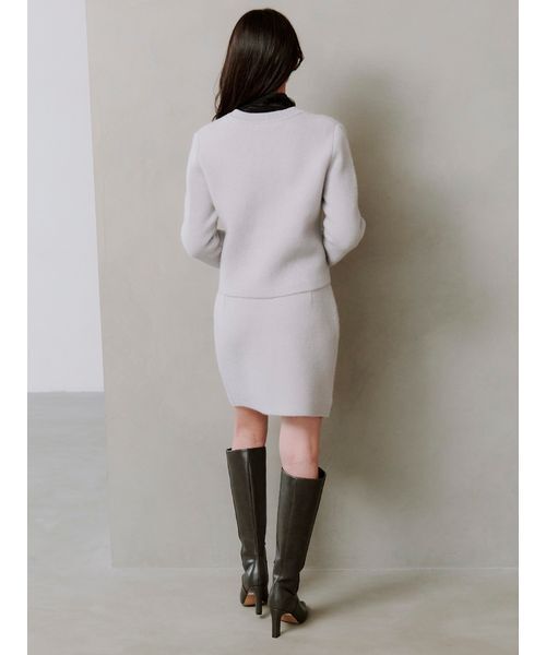 SNIDEL（スナイデル） スカート フォックスニットスカート : ZOZOTOWN