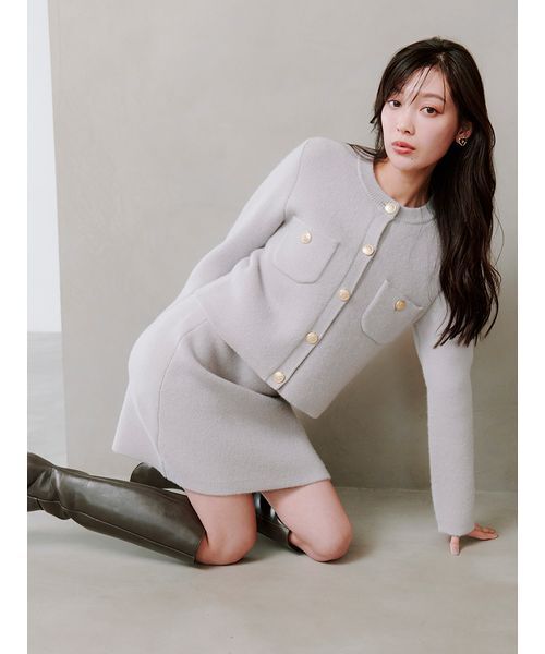 SNIDEL（スナイデル） スカート フォックスニットスカート : ZOZOTOWN