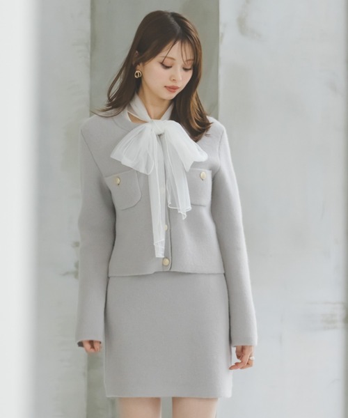 SNIDEL（スナイデル） スカート フォックスニットスカート : ZOZOTOWN