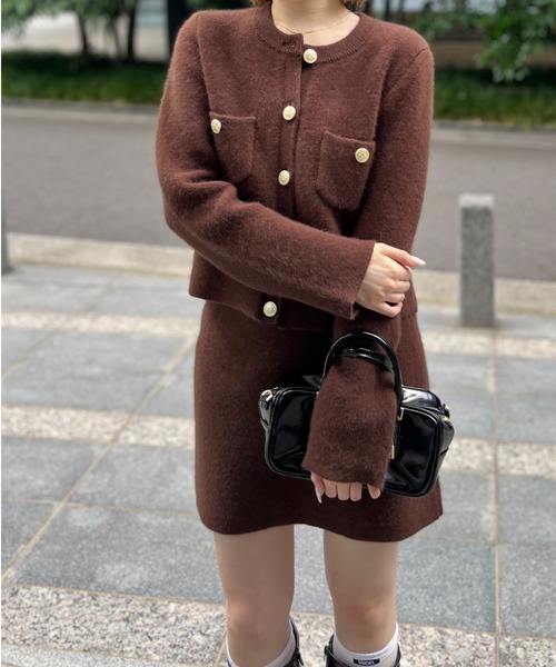 SNIDEL（スナイデル） スカート フォックスニットスカート : ZOZOTOWN