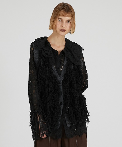 ベスト ジレ 「2025Autumn Pre-Order」フラッフィーニットベスト / Fluffy Knit Vest レディース