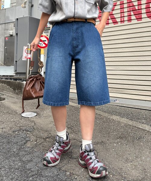 [CIAOPANIC TYPY] Denim шорты MEDIUM голубой женский 
