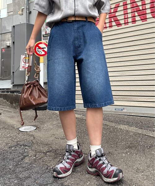 [CIAOPANIC TYPY] Denim шорты MEDIUM голубой женский 