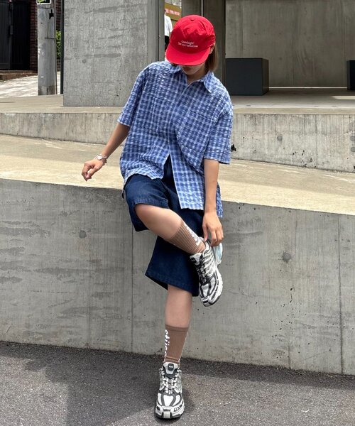 [CIAOPANIC TYPY] Denim шорты MEDIUM голубой женский 
