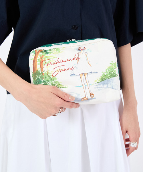 【新品未使用】LeSportsacレスポートサック　ひまわり　財布　 長財布軽量 希少】LeSportsac クラッチ 長財布 ガマ口 レスポートサック