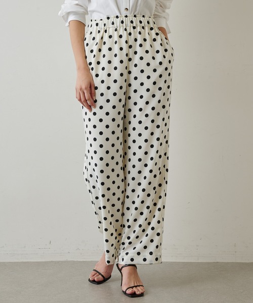 「Whim Gazette」 イージーパンツ FREE オフホワイト レディース