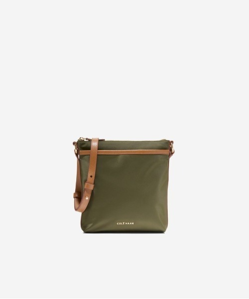 ■新品■未使用■ COLE HAAN コールハーン レザー 2WAY クロスボディ ショルダーバッグ ハンドバッグ レディース グリーン系 FW1036 COLE HAAN（コールハーン） ショルダーバッグ バッグ エミリーナイロン