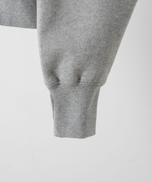 soerte ジップフーディー　グレー soerte パーカー Heavy weight double zip-up hoodie