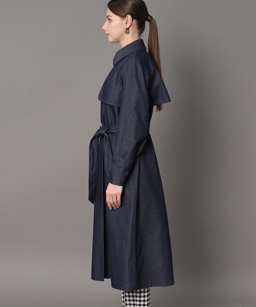 DRESSTERIOR（ドレステリア） トレンチコート 36 ネイビー レディース