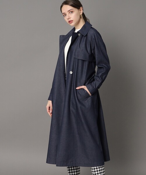 DRESSTERIOR（ドレステリア） トレンチコート 36 ネイビー レディース