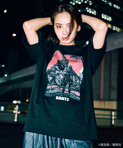 値下GANTZ × 417エディフィス 黒色Tシャツ 西丈一郎 sizeXL GANTZ ガンツ 417エディフィス 別注 Tシャツ 西丈一郎 XLサイズ - メルカリ