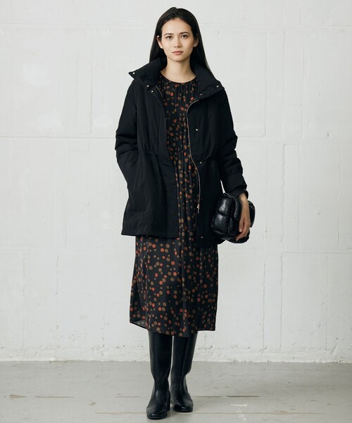 自由区（ジユウク） ワンピース マルチポルカドットプリント