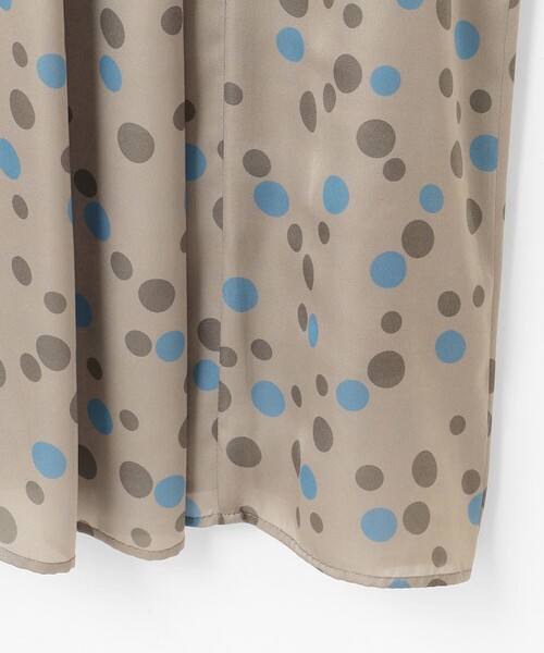 自由区（ジユウク） ワンピース マルチポルカドットプリント