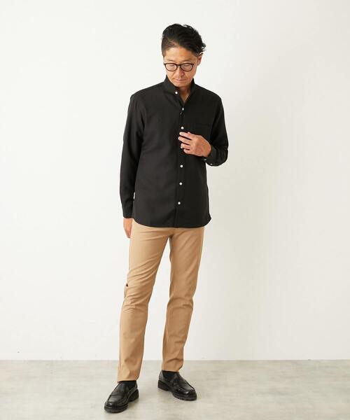 MEN'S MELROSE パンツ ハイファンクションツイル スリムテーパード5