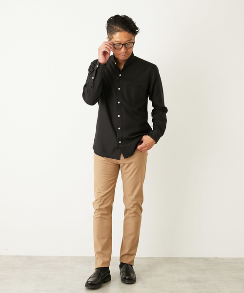 MEN'S MELROSE パンツ ハイファンクションツイル スリムテーパード5