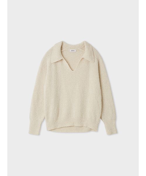 MISEROHE(ミースロエ) リボンモールスキッパーNT ニット リボンモールスキッパーNT(ニット)｜トップス｜MIESROHE（ミースロエ