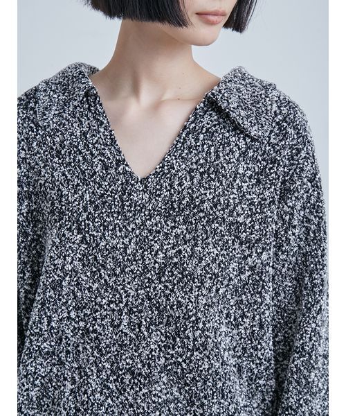 MISEROHE(ミースロエ) リボンモールスキッパーNT ニット リボンモールスキッパーNT(ニット)｜トップス｜MIESROHE（ミースロエ