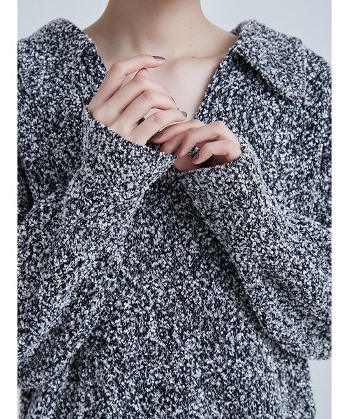 MIESROHE（ミースロエ） ニット セーター リボンモールスキッパーNT