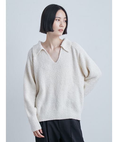 MISEROHE(ミースロエ) リボンモールスキッパーNT ニット MIESROHE（ミースロエ） ニット セーター リボンモールスキッパーNT