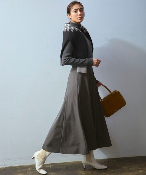 23区（ニジュウサンク） スカート 「洗える」ストレッチタイプライター