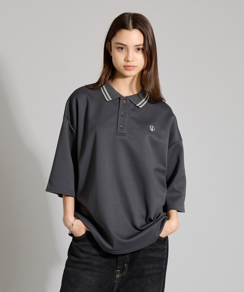 「WETTEMPT」 半袖ポロシャツ SMALL ブラック メンズ_画像7