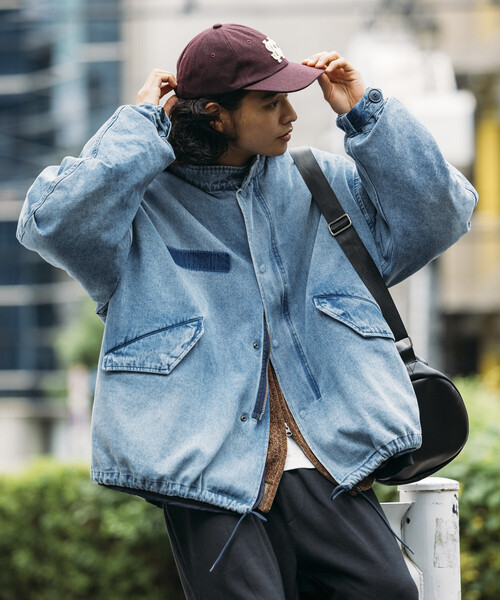 STONE  モッズコート ライナー XL ドッキング ヴィンテージ FREAK'S STORE ブルゾン アウター フェード加工 M65 ショート