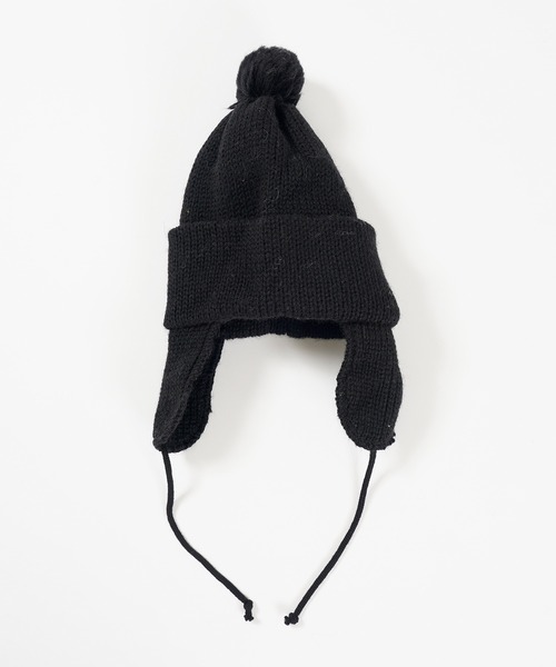 ニット帽 ニットキャップ レディース HIGHLAND 2000 ソリッド ボブ キャップ 3g Solid Bobcap w/ear Cover＆PomPom＆Rope レディース メンズ | HIGHLAND 2000 | 06