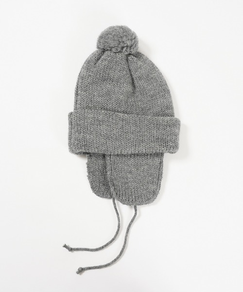 ニット帽 ニットキャップ レディース HIGHLAND 2000 ソリッド ボブ キャップ 3g Solid Bobcap w/ear Cover＆PomPom＆Rope レディース メンズ | HIGHLAND 2000 | 10