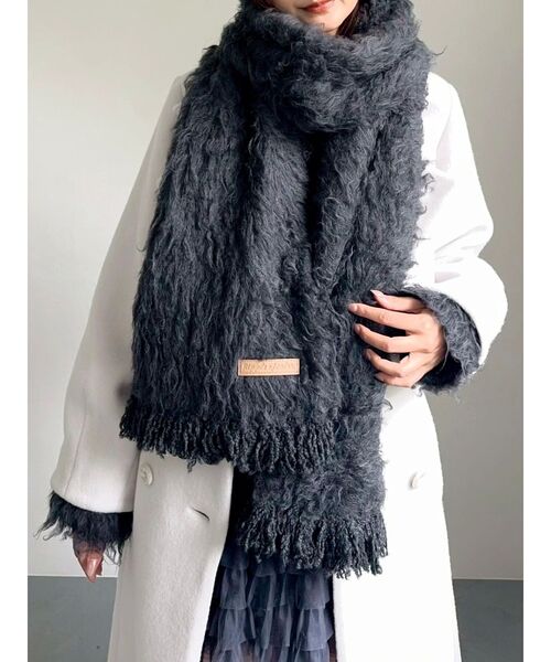 dazzlin（ダズリン） マフラー ストール リップルカールマフラー