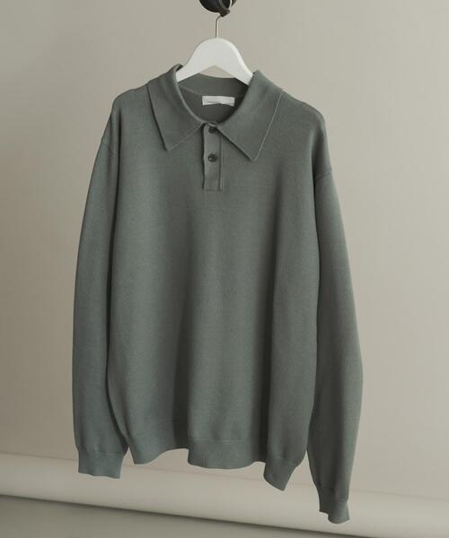 Plage WOOL ポロニットシャツ plage WOOLポロニットシャツ