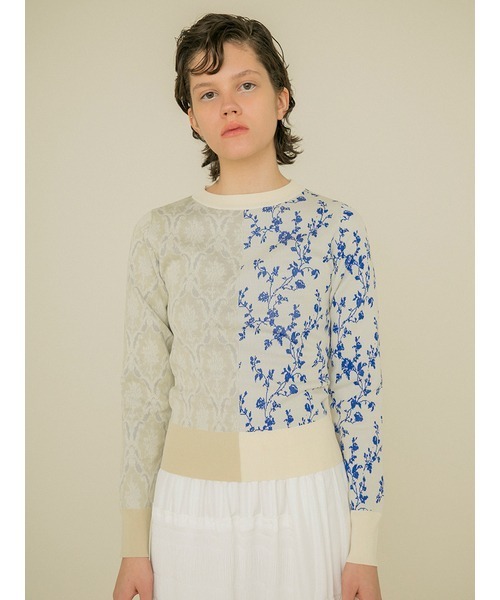 「FURFUR」 長袖ニット FREE イエロー レディース_画像8