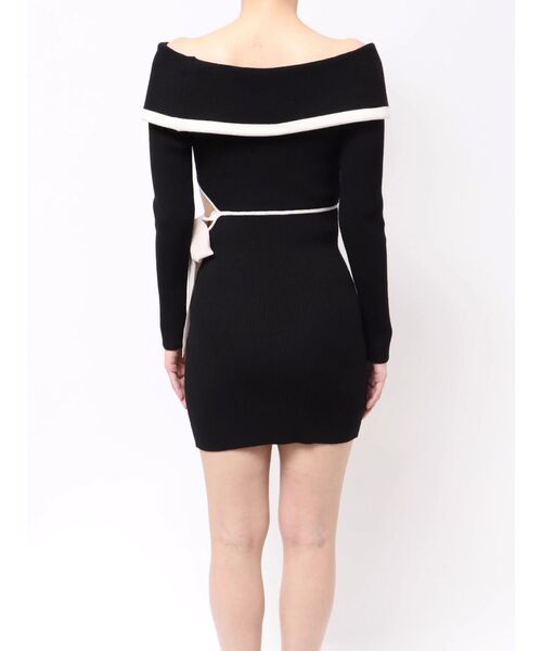 RESEXXY（リゼクシー） ワンピース リボンミニニットワンピース