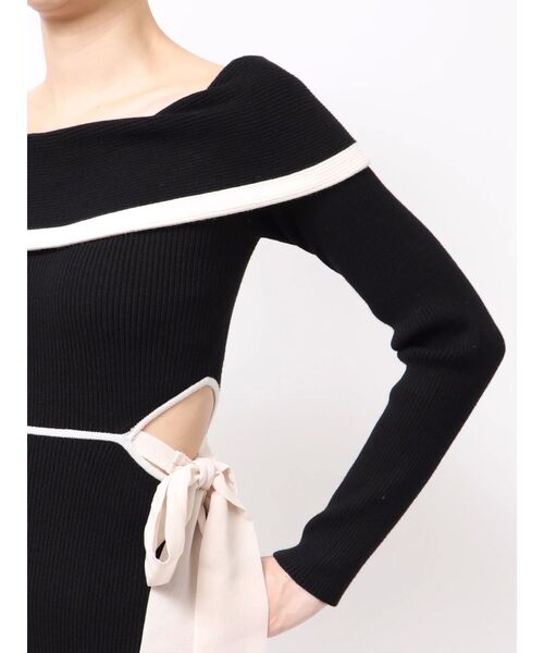 RESEXXY（リゼクシー） ワンピース リボンミニニットワンピース