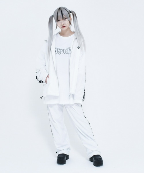 「REFLEM」 ナイロンブルゾン FREE ブラック レディース_画像4