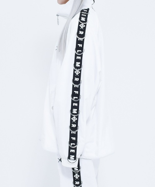 「REFLEM」 ナイロンブルゾン FREE ブラック レディース_画像7