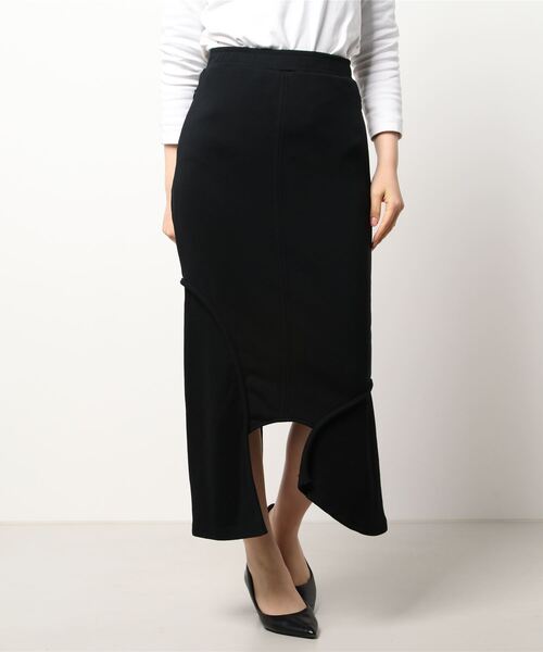 UN3D.（アンスリード） ロングスカート 36 ブラック レディース