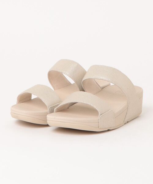 「fitflop」 フラットサンダル US7 ゴールド系その他 レディース_画像9