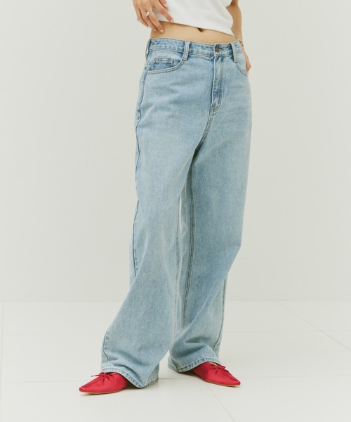 「un/neu」 ヒールサンダル LARGE レッド レディース_画像4