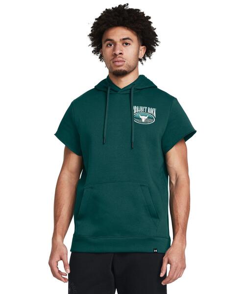 新品XXLアンダーアーマープロジェクトロックショートスリーブトレーニングパーカー UNDER ARMOUR（アンダーアーマー） トレーナー スウェット UA