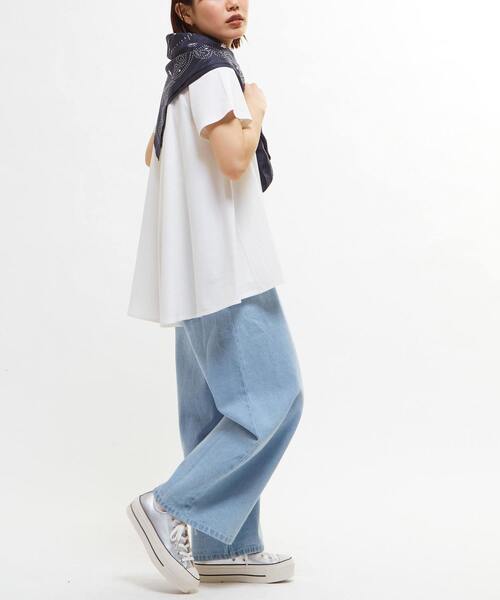 「CONVERSE TOKYO」 半袖カットソー FREE ホワイト レディース_5