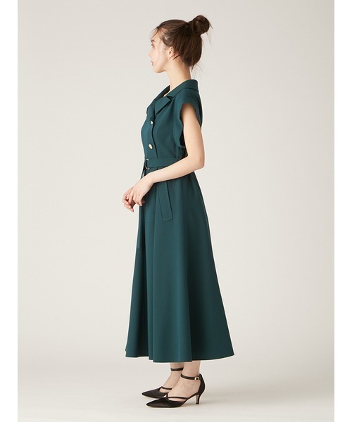 「LILY BROWN」 ノースリーブワンピース 1 ベージュ レディース_画像6